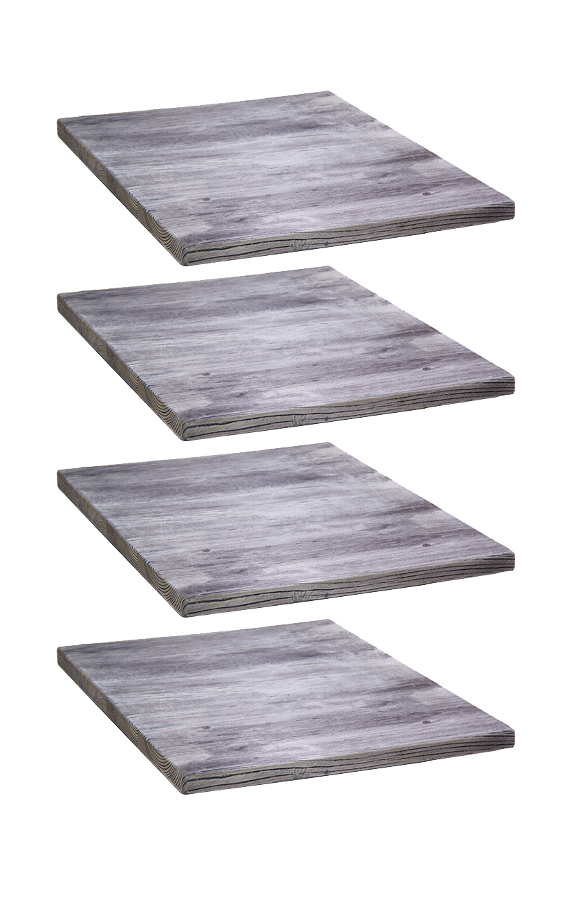 Bundle pricing, 4 Melamine Table Top, 24" x 24"