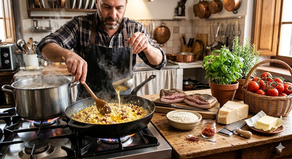 Risotto al guanciale