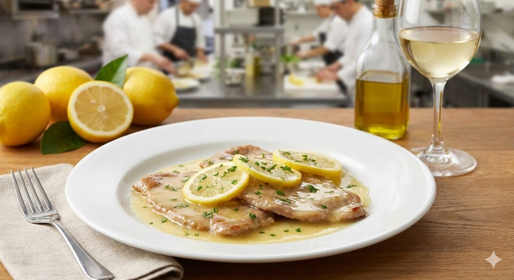 Scaloppine al limón o al vino