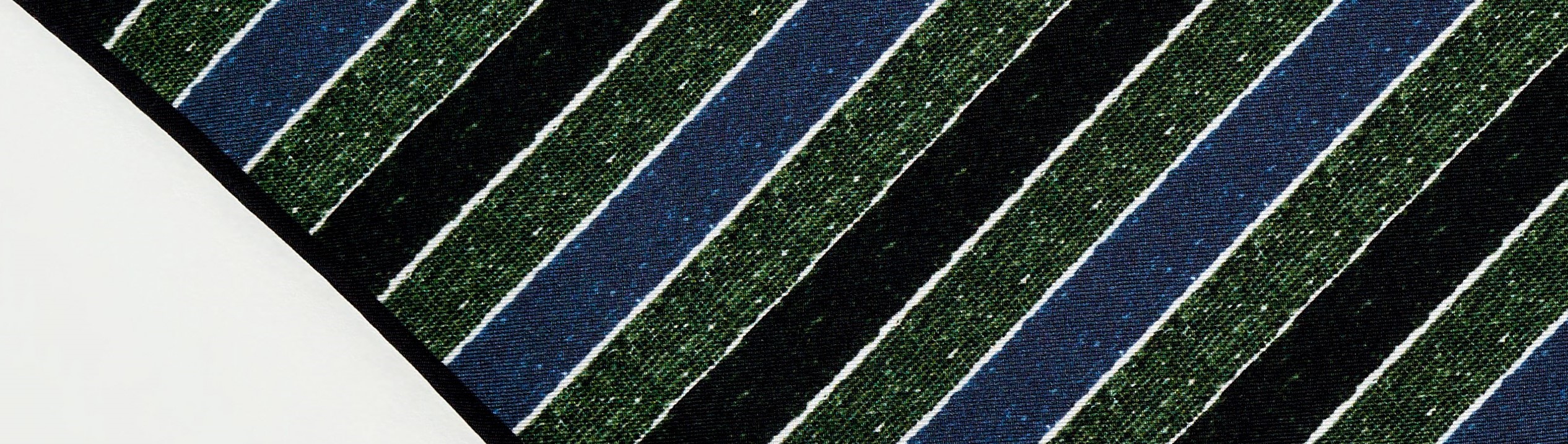 Foulard Carré Triangle Bleu Vert