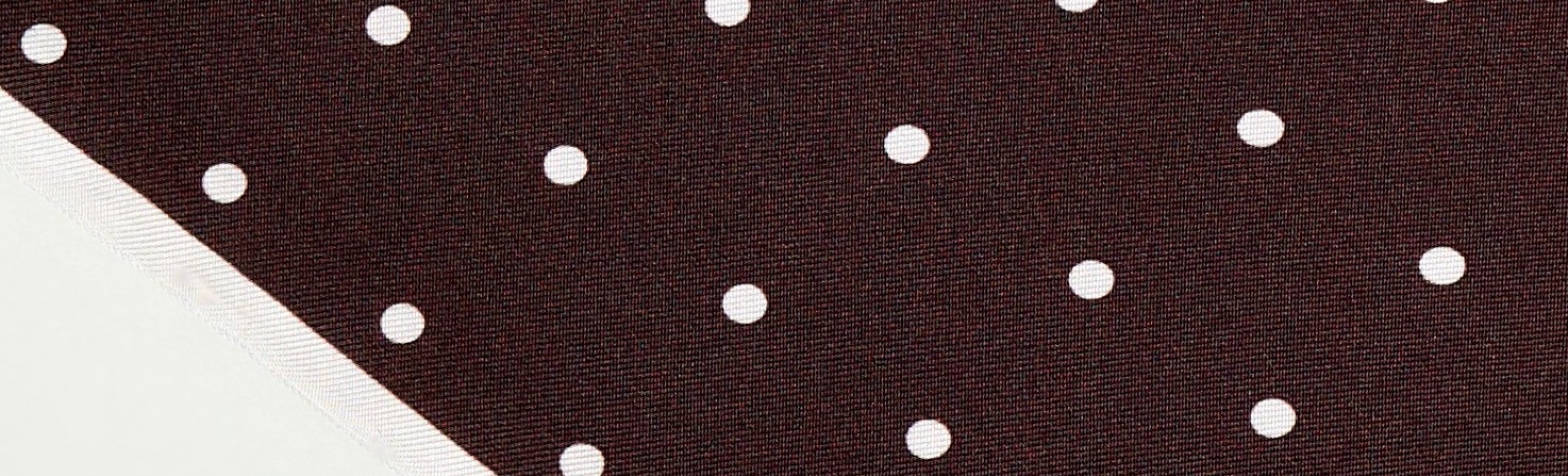 Foulard Gavroche Dots Marron