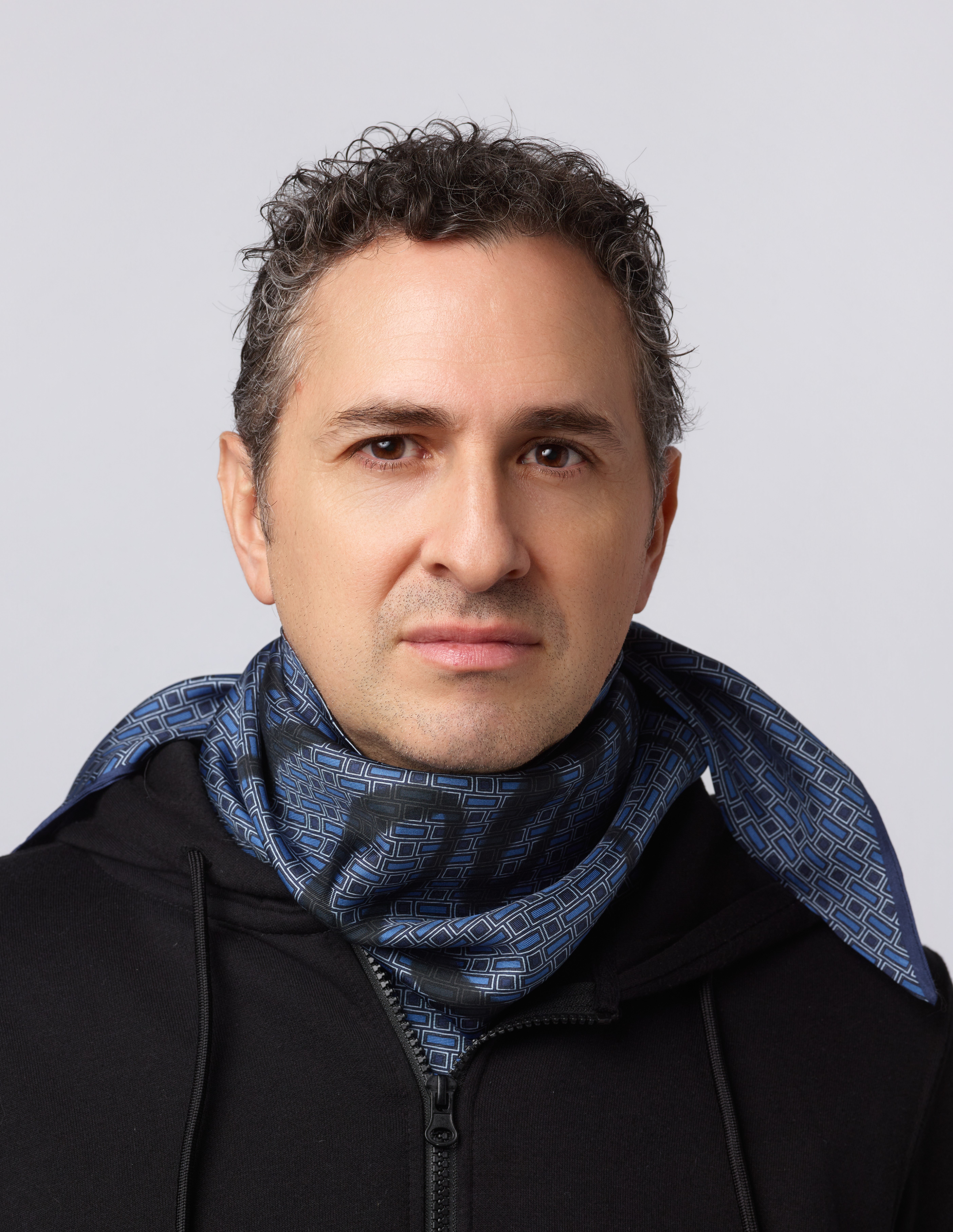 Scarf Blue Carré Punk 