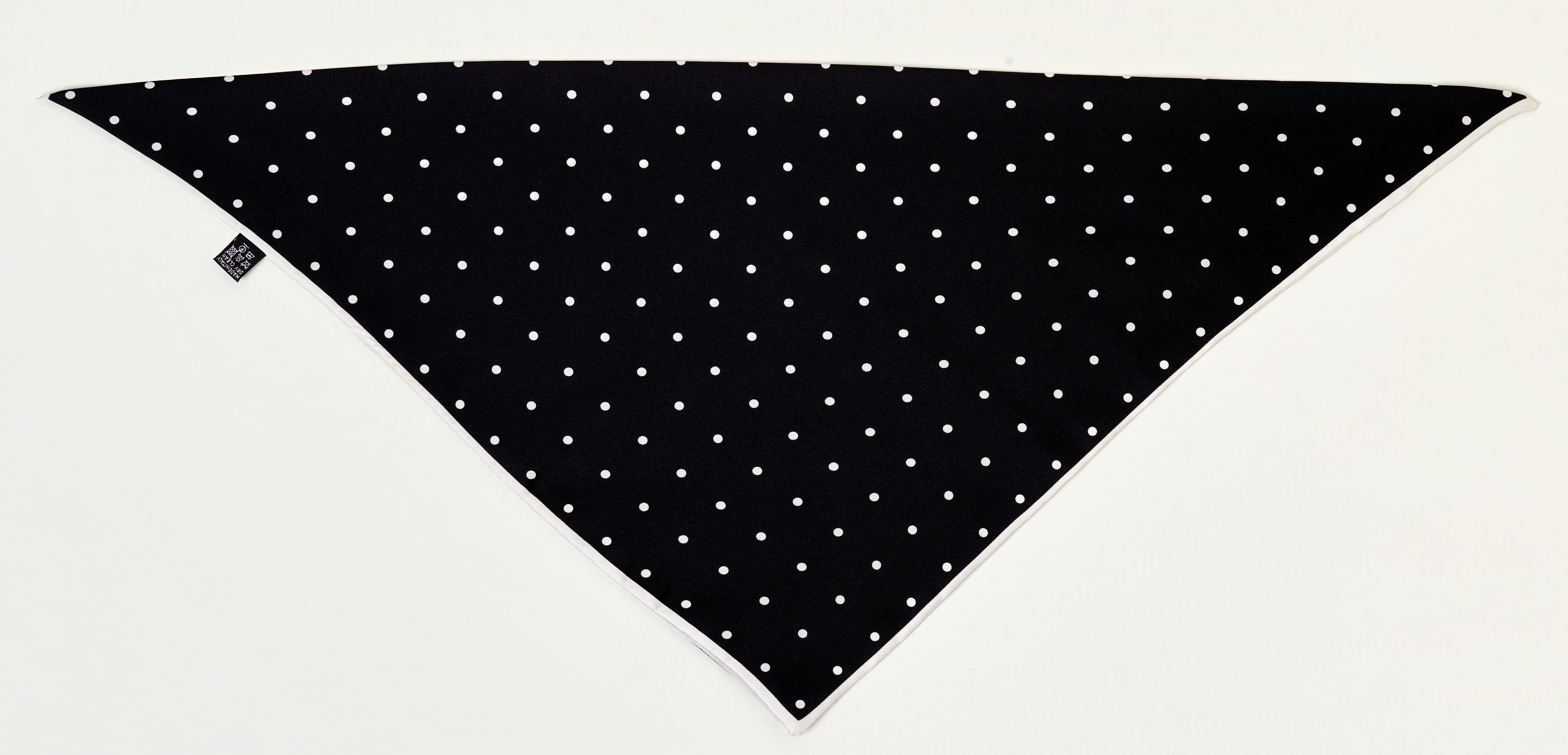 Foulard Gavroche Dots Noir