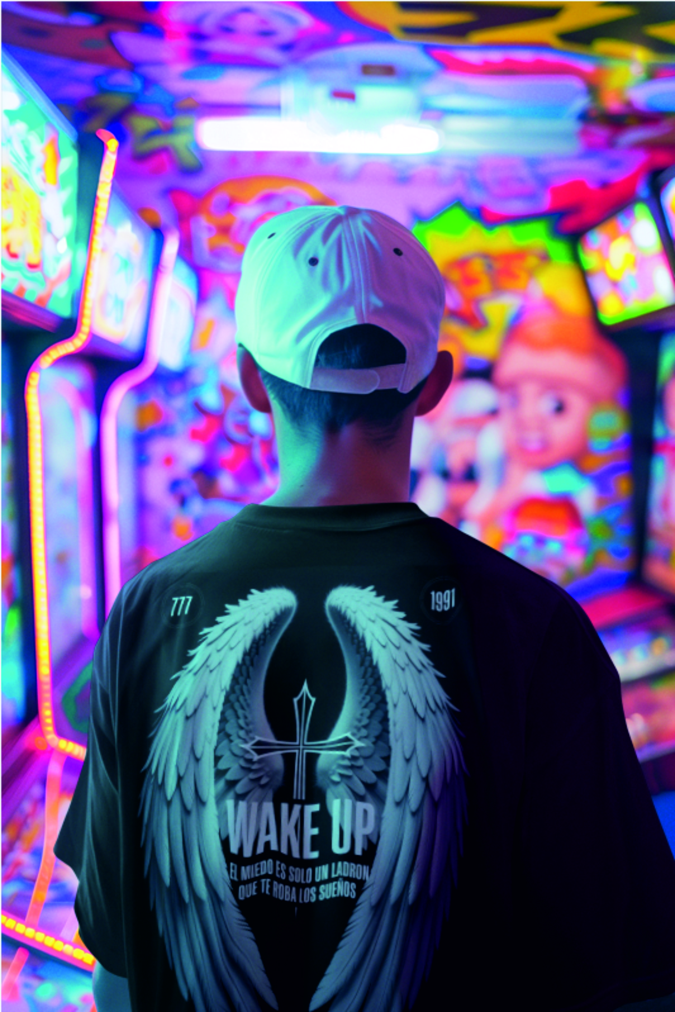 Camiseta Oversize 'Wake Up'