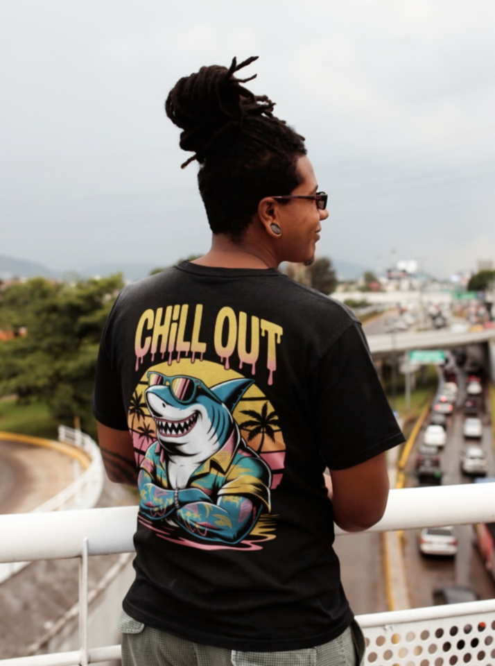 Camiseta Oversize "CHILL OUT" 