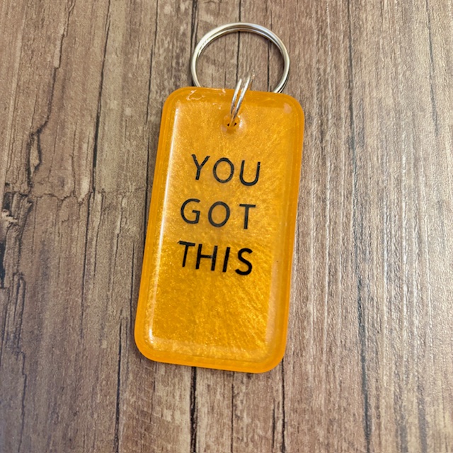 Motivational Keychain