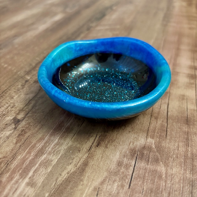 Handmade Resin Trinket Bowl