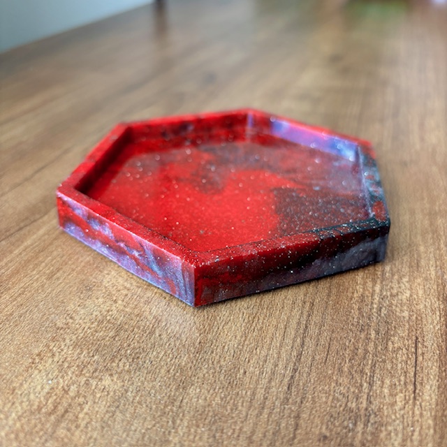 Hexagon Resin Tray