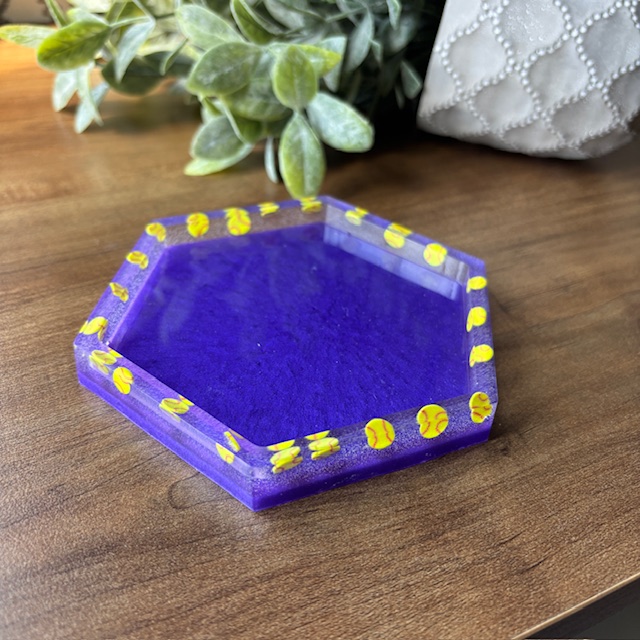 Hexagon Resin Coaster