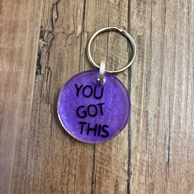 Motivational Keychain