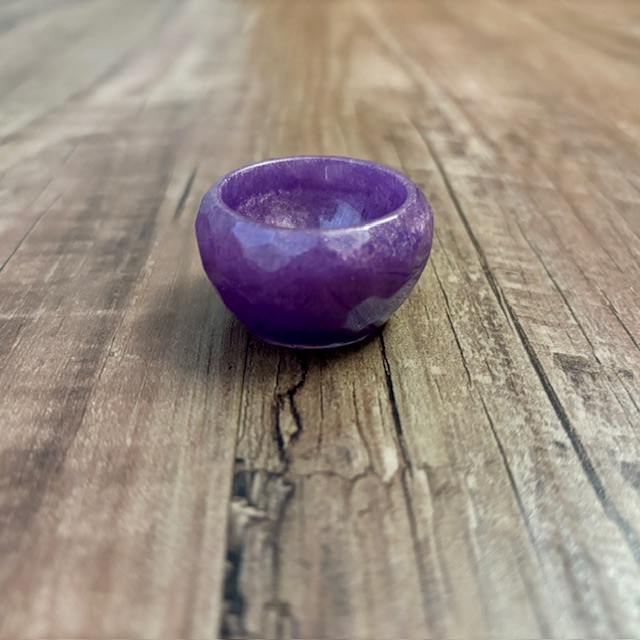 Purple Gemstone Ring Bowl