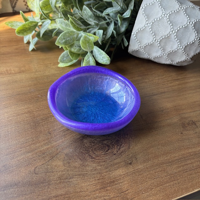 Handcrafted Resin Trinket Dish