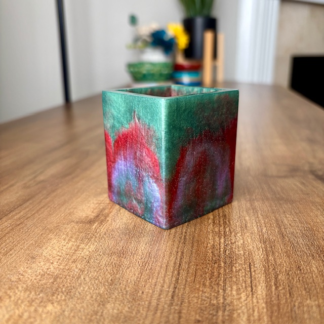 Hand-Poured Resin Cup