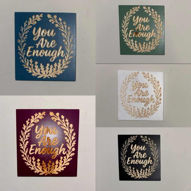 You Are Enough Decorative Wall Plaque