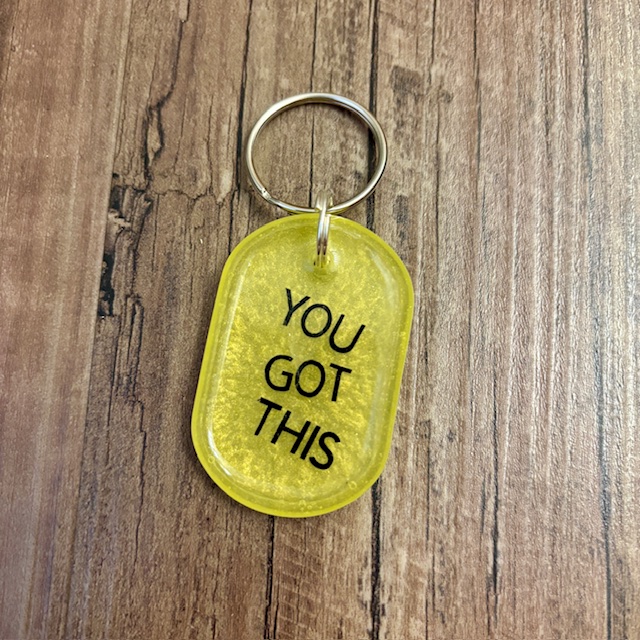 Motivational Keychain