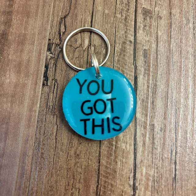 Motivational Keychain