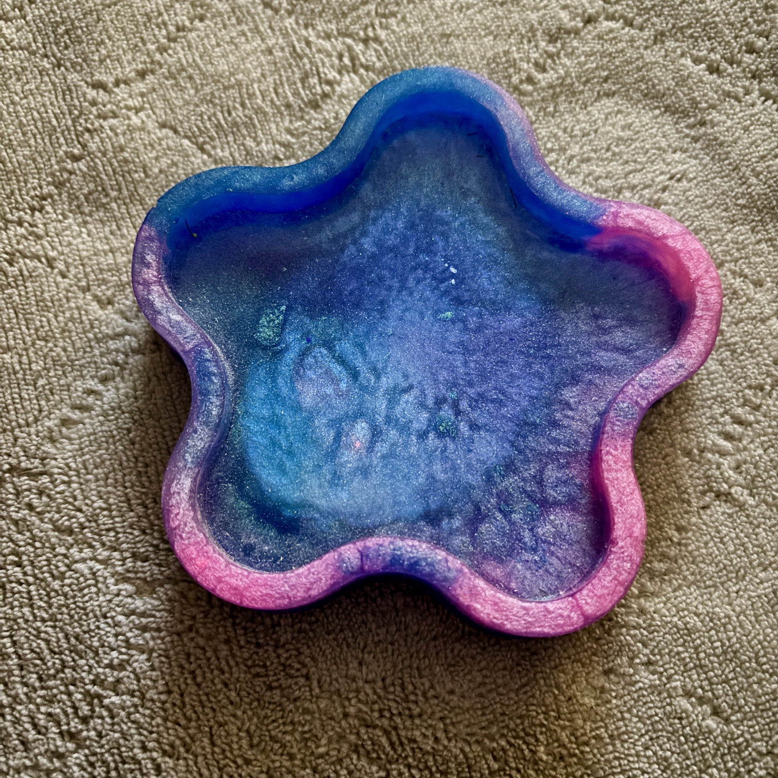 Galaxy Resin Trinket Dish