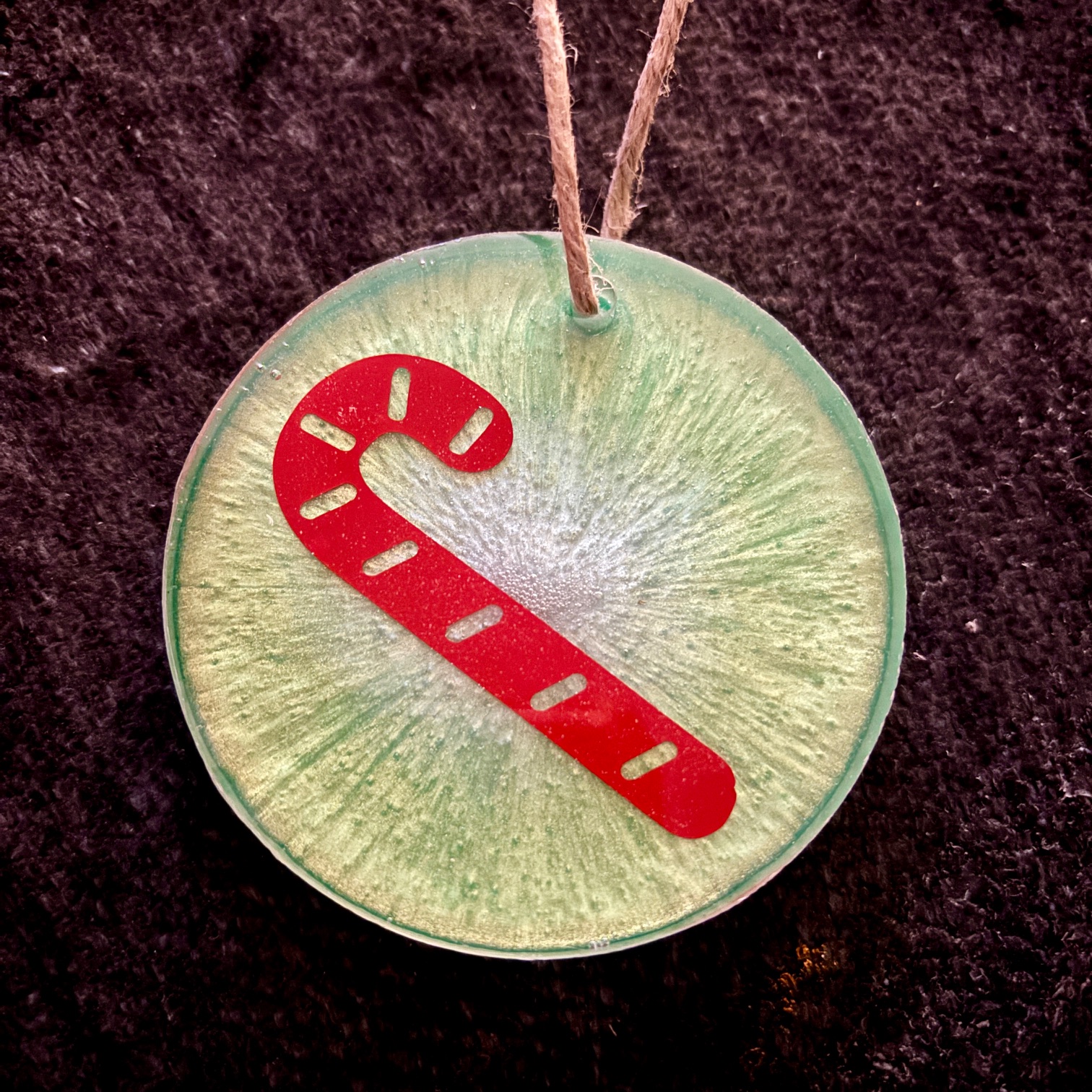Candy Cane Christmas Ornament