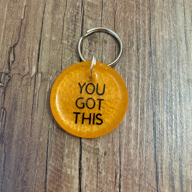 Motivational Keychain