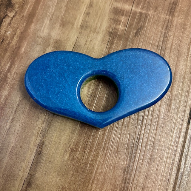 Blue Heart-Shaped Page Holder