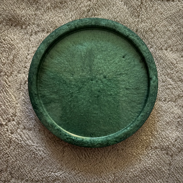 Green Resin Tray