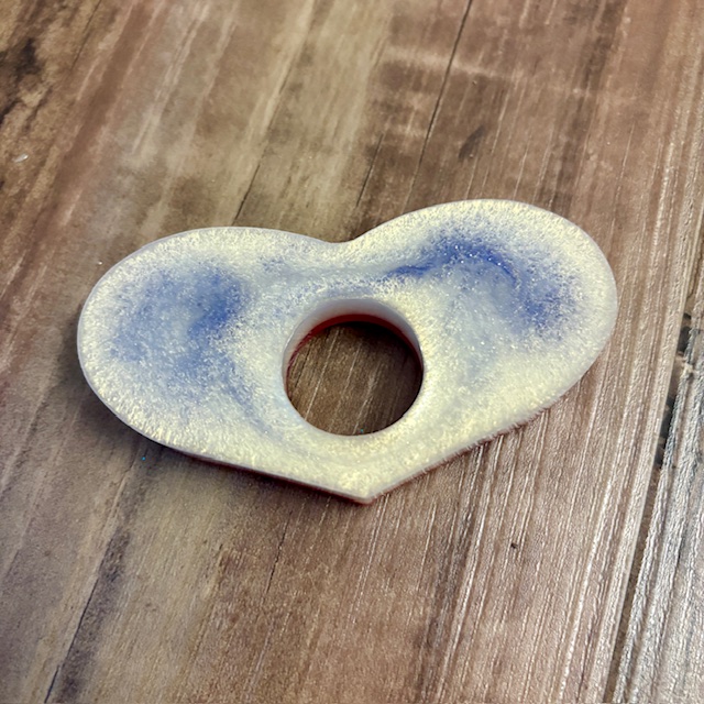 Red Heart-Shaped Page Holder