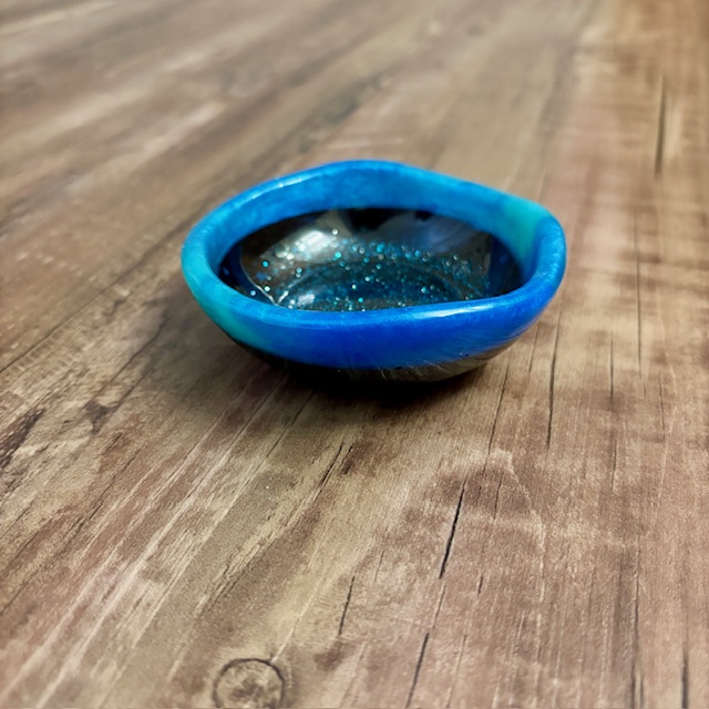 Handmade Resin Trinket Bowl