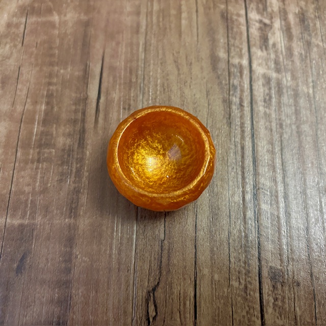 Amber Resin Bowl