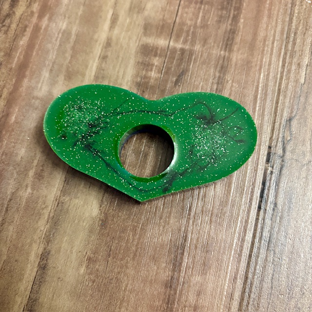 Blue Heart-Shaped Page Holder