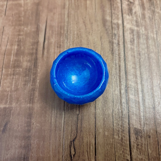 Mini Blue Resin Bowl