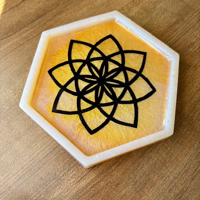Geometric Resin Tray