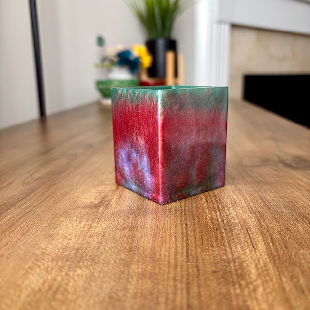 Hand-Poured Resin Cup