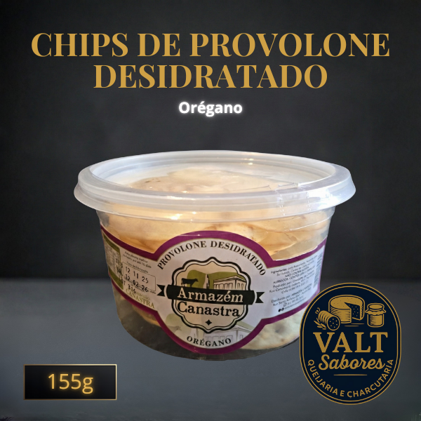 Chips de Provolone Desidratado Alho/Orégano