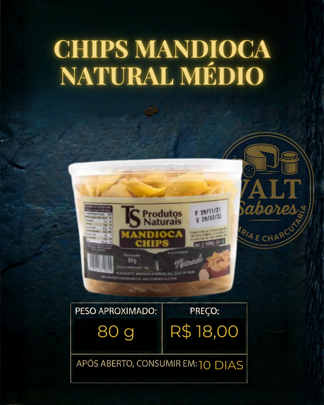 Chips de Mandioca