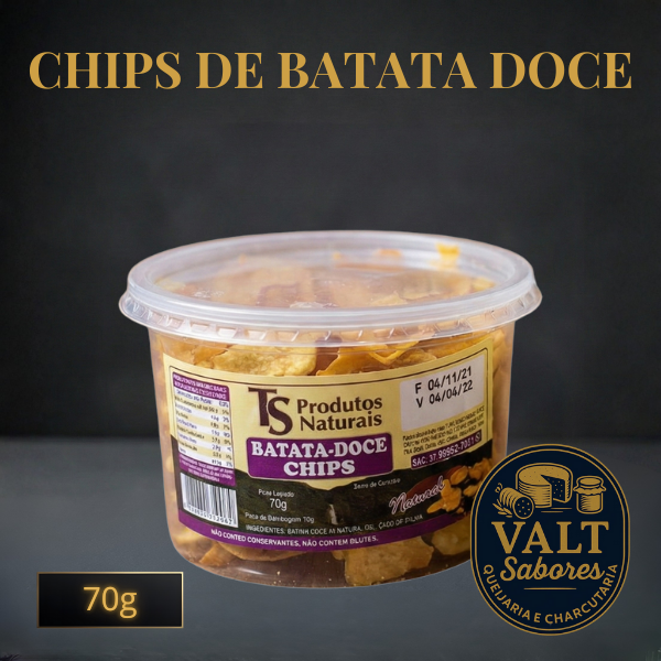 Chips de Batata Doce Natural
