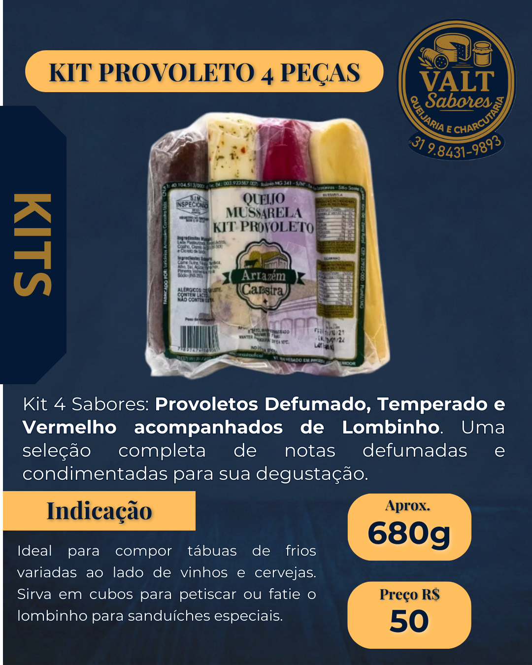 Kit Provoleto Com Lombinho