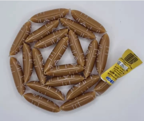 Tiras de doce de leite