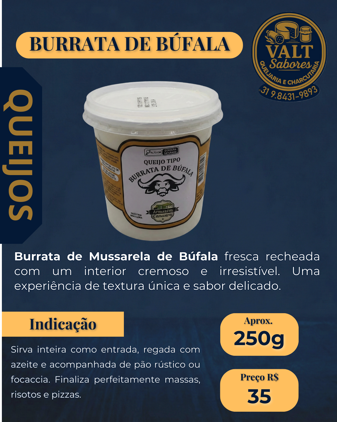 Burrata de Búfala