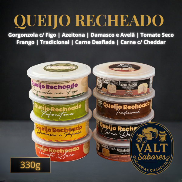 Queijo Recheado - Vários Sabores