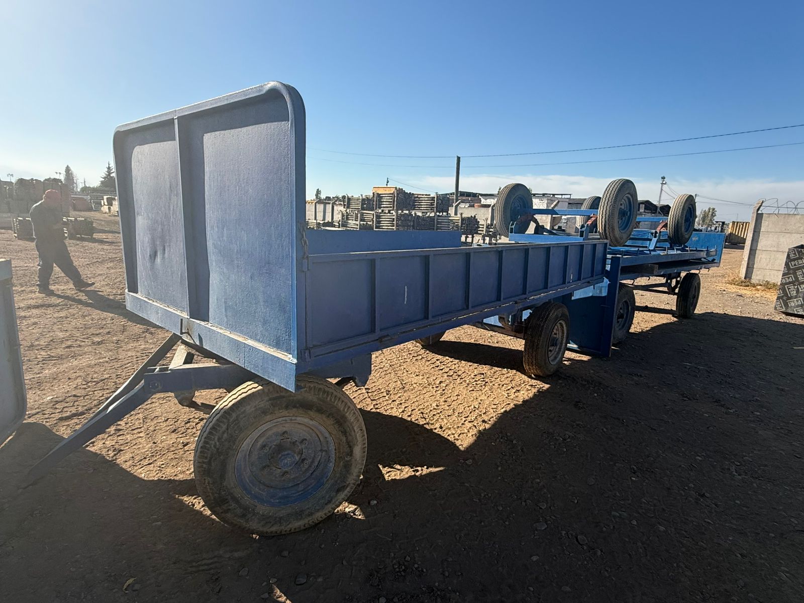 Carro de arrastre agrícola