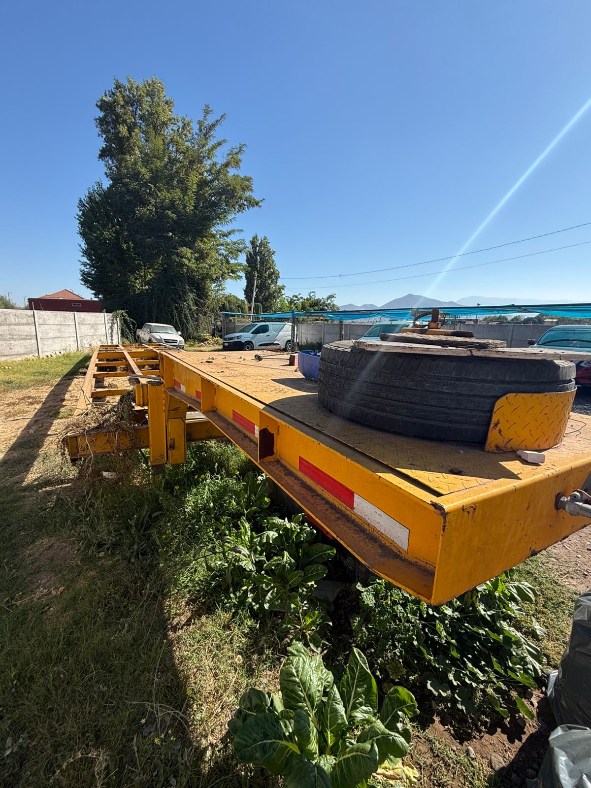 Carrocería de remolque plana