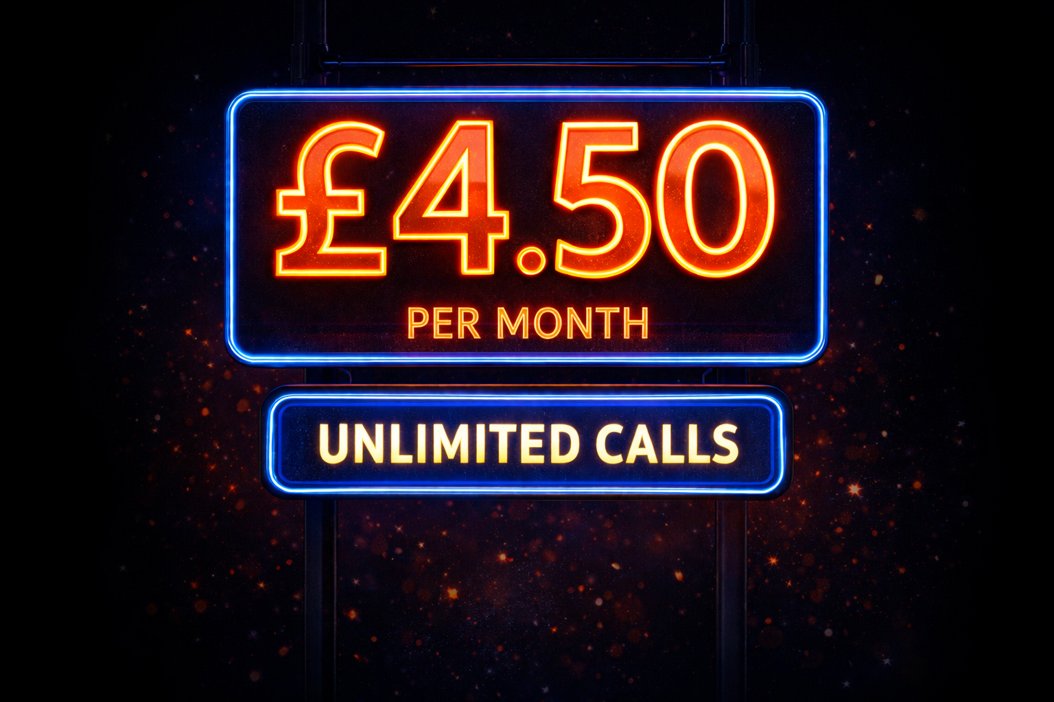 Landline to APP only.   (PAYG to mobile if required)