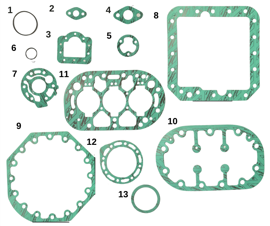 Kit de Empaques Modelo 3D Delta
