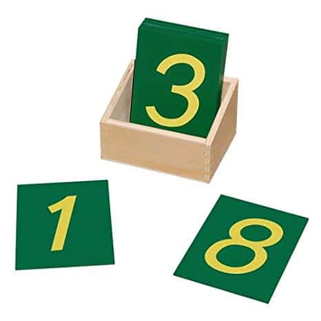 Montessori Sandpaper Numbers