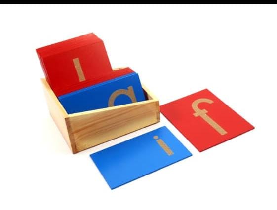 Montessori Sandpaper Letters Set