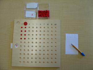 Montessori Multiplication Board