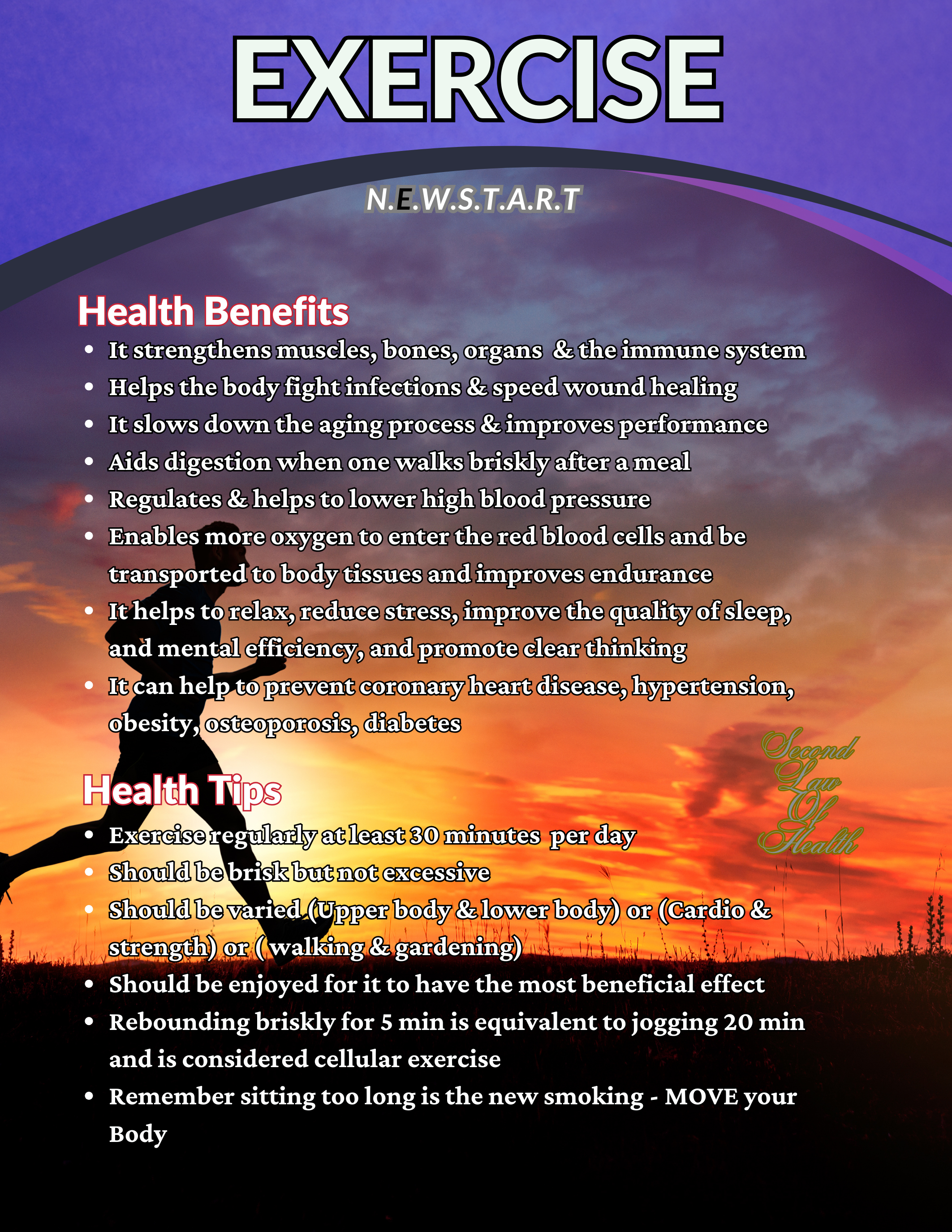 Exercise Health Benefits - Canvas