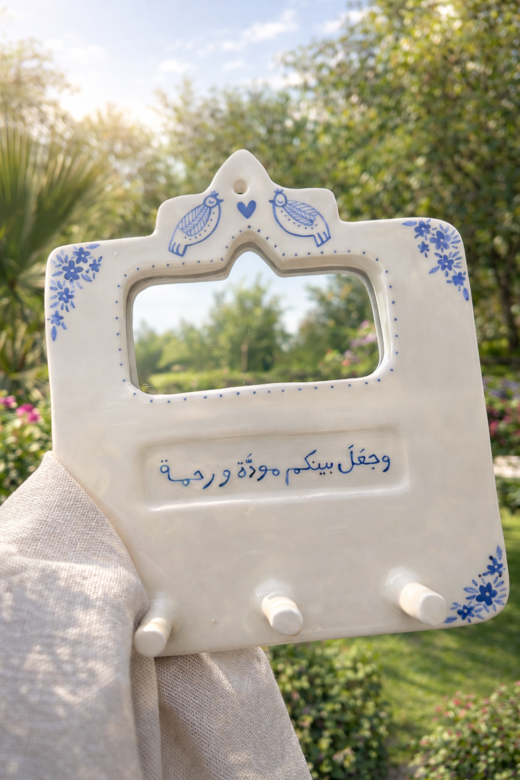 علاقة مفاتيح مصنوعة يدويًّا