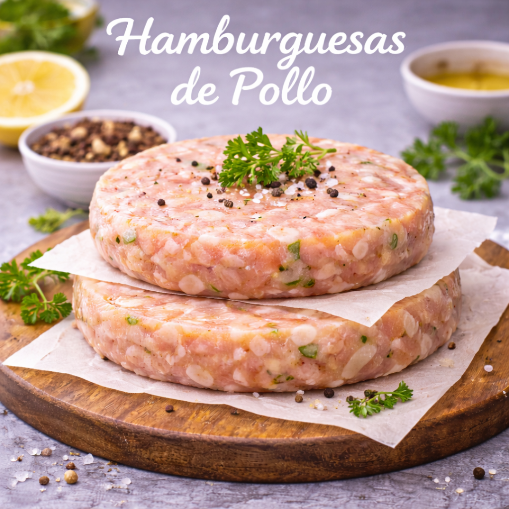 Hamburguesas de Pollo