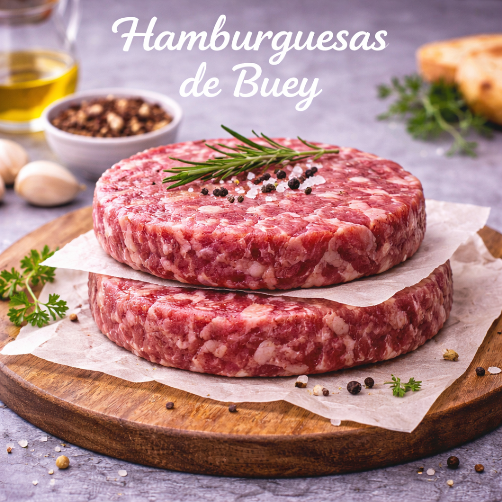 Hamburguesas de Buey